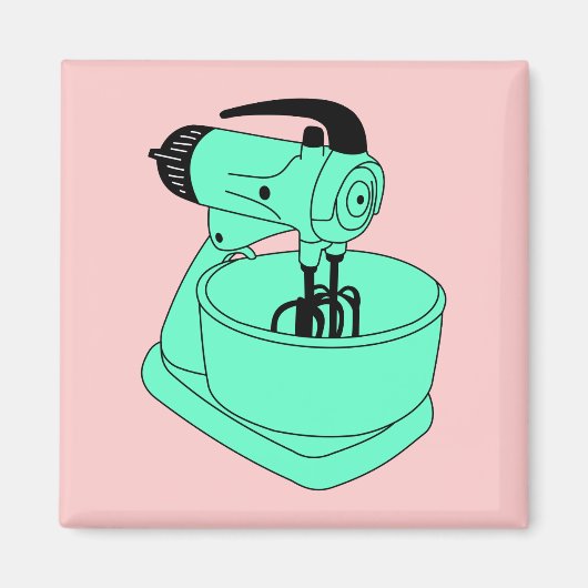  Groene Sunbeam Mixmaster Magneet (Voorkant)