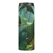 Groene T-Rex Brullende Jungle Thermosbeker (Achterkant)