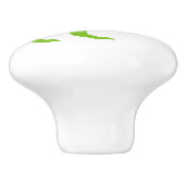 Groene t-rex dinosauruskeramische deur- en lawerkn keramische knop (Zijkant)