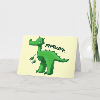 Groene T-Rex Kaart