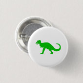 Groene T-Rex Ronde Button 3,2 Cm (Voorkant /achterkant)