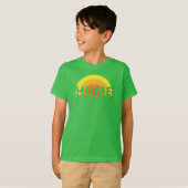 Groene T-shirt van het kind (Voorkant volledig)