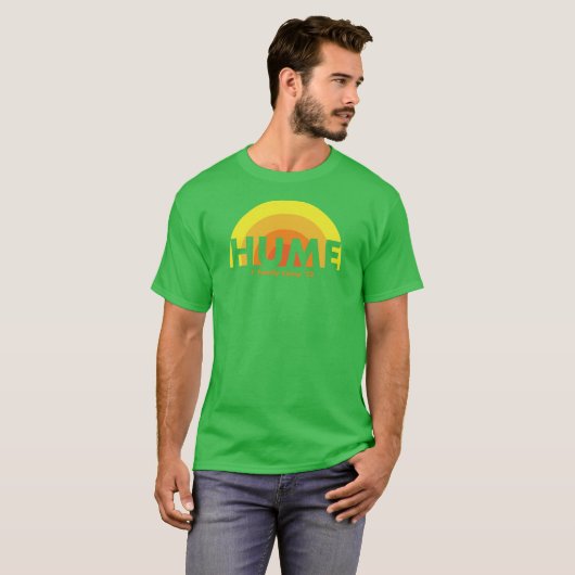 Groene T-Shirt van het Team van mannen (Voorkant volledig)