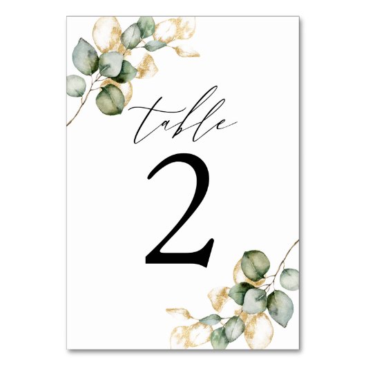 Groene tabel nummer 2 kaart (Achterkant)