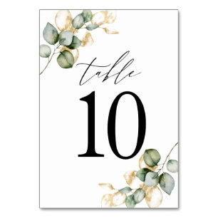 Groene tafel nummer 10 kaart