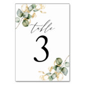 Groene tafel nummer 3 kaart (Achterkant)