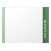 Groene tafels notitieblok (Voorkant)