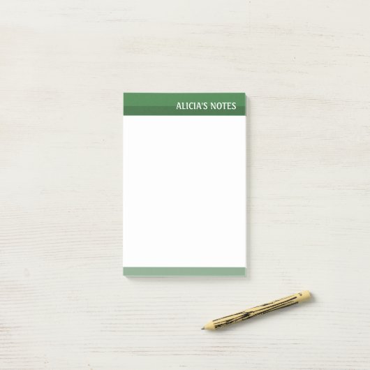 Groene tafels post-it® notes (Op bureau)