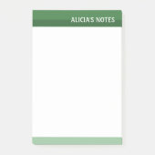 Groene tafels post-it® notes (Voorkant)