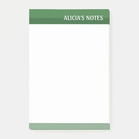 Groene tafels post-it® notes (Voorkant)