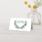 Groene Tak Plaatskenmerken Plaatskaartje (Achterkant)