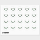 Groene Takken Eenvoudige Sticker (Vel)