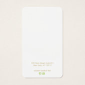 Groene takken Greenery die de Kaart van de Vertoni (Achterkant)