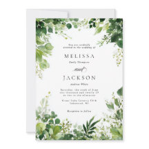 Groene takken grens bruiloft