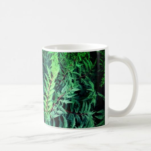 Groene takken koffiemok (Rechts)