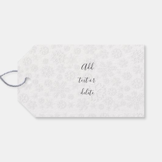 Groene takken met Ornamenten kerst Cadeaulabel (Achterkant Horizontaal)