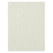 Groene takken op crème in de begroting - naadloos  tafelkleed (Voorkant)