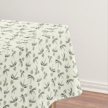 Groene takken op crème in de begroting - naadloos 