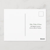 Groene Takken RSVP-ansichtkaart Briefkaart (Achterkant)