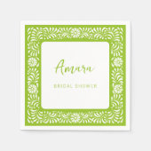 GROENE TALAVERA BRUIDELIJK ONTVANGST SERVET (Voorkant)