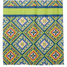 Groene Talavera-tegel