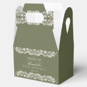 Groene Talavera Tegel Fiesta Baby Sprinkle Dessert Bedankdoosjes (Geopend)