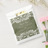 Groene Talavera tegel Spaanse feestelijke huwelijk Bedankzakje (Gezegeld)