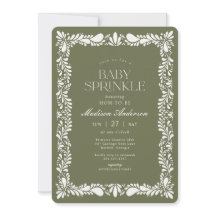 Groene Talavera tegel Spaanse Fiesta baby strooigo