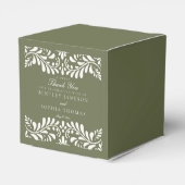 Groene Talavera Tegel Spaanse stijl Fiesta bruilof Bedankdoosjes (Achterkant)