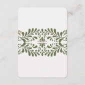 Groene Talavera-tegels Registrykaart Invite invoeg Informatiekaartje (Achterkant)