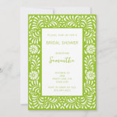 GROENE TALAVERA VRIJGEZELLENFEEST KAART (Voorkant)