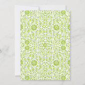 GROENE TALAVERA VRIJGEZELLENFEEST KAART (Achterkant)