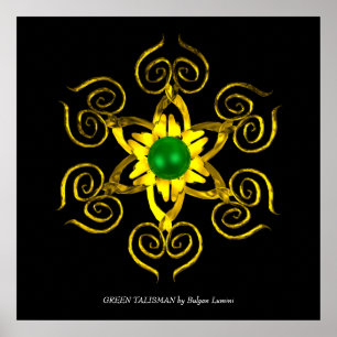 GROENE TALISMAN POSTER