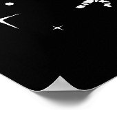 Groene Tan Stegosaurus Dinos in de ruimte Poster (Hoek)