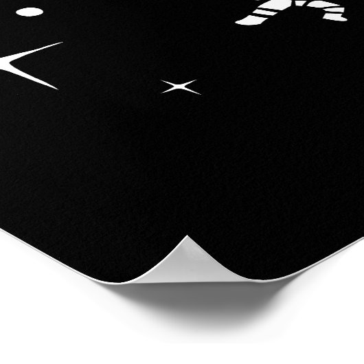 Groene Tan Stegosaurus Dinos in de ruimte Poster (Hoek)