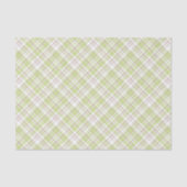 GROENE TAN WITTE PLAID PATRONEN TISSUEPAPIER (Voorkant)