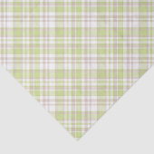 GROENE TAN WITTE PLAID PATRONEN TISSUEPAPIER (Detail)