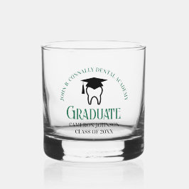 Groene Tandheelkundige School Custom Tandarts Afst Whisky Glas