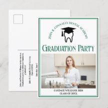 Groene Tandheelkundige School Foto Custom Graduati