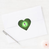 Groene Tara - Bescherming tegen gevaren en lijden Hart Sticker (Envelop)