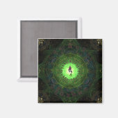 Groene Tara - Bescherming tegen gevaren en lijden Magneet (Voorkant / Achterkant)