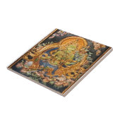 GROENE TARA BUDDHIST DEITY TILE TEGELTJE (Zijkant)