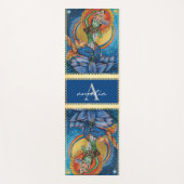 Groene Tara Godin Naam Monogram Op Meditatie Yogamat (Voorkant)