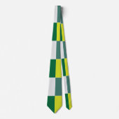 Groene Tartan Geruit Stropdas (Voorkant)