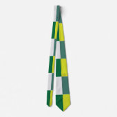 Groene Tartan Geruit Stropdas (Achterkant)