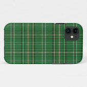 Groene Tartan Hoesje-Mate iPhone Case (Achterkant (horizontaal))