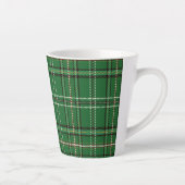 Groene Tartan Latte Mok (Rechts)