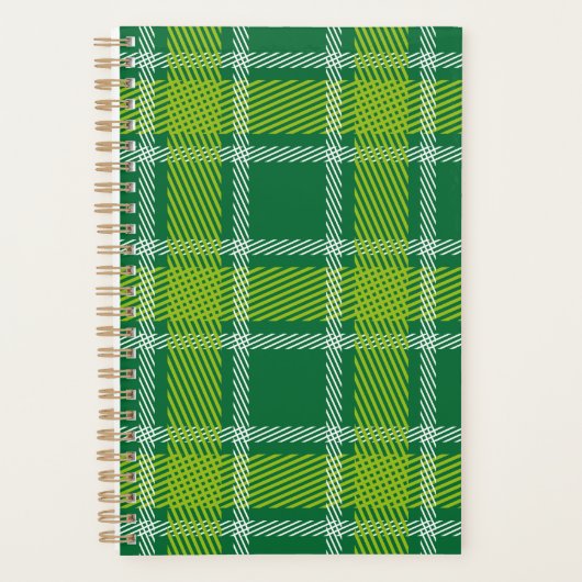 Groene Tartan Planner (Voorkant)