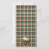 Groene Tartan-Schotse Ruit Leeslijst Tracker Plat  (Achterkant)