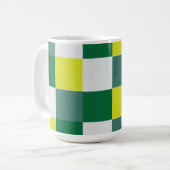 Groene Tartanruit Koffiemok (Voorkant links)
